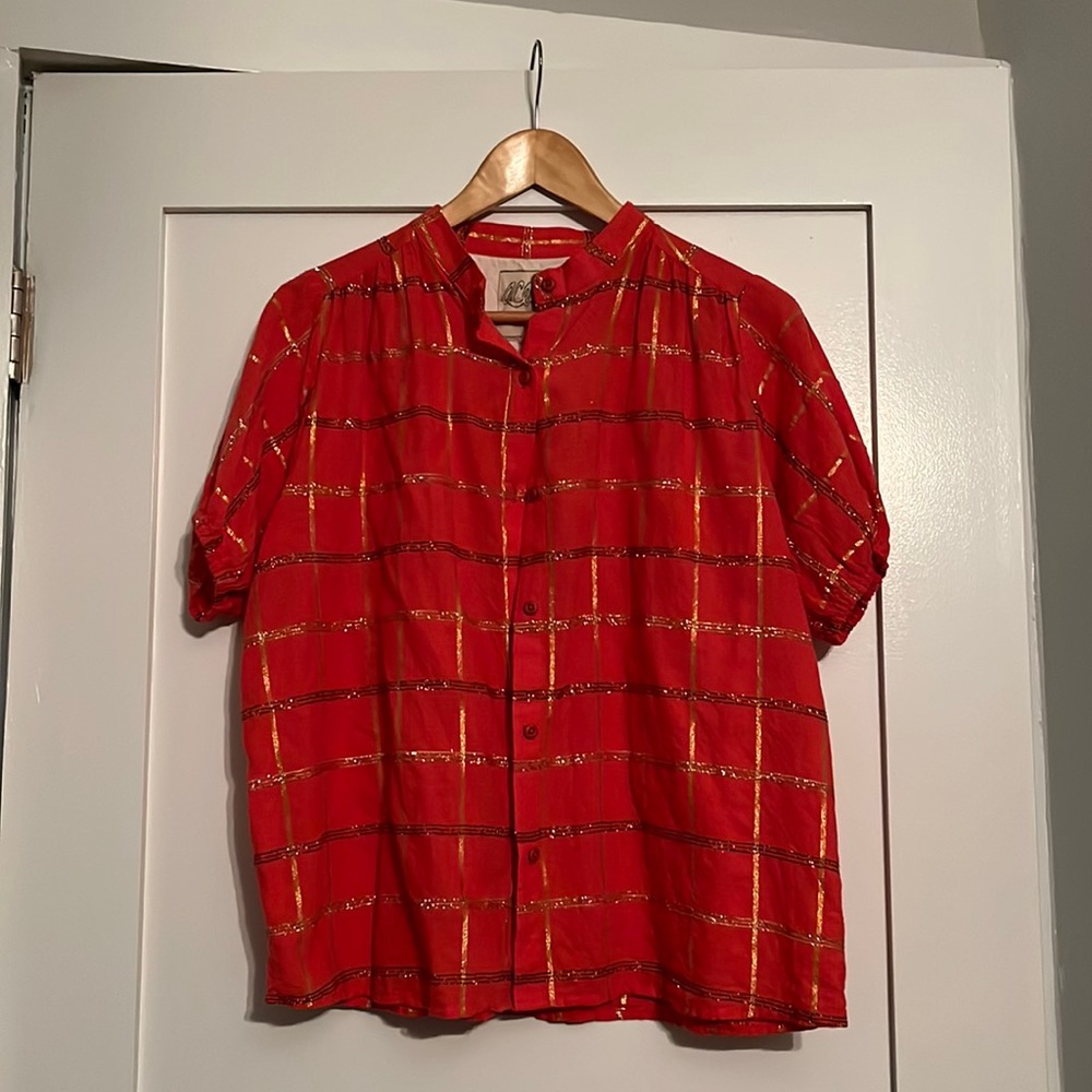 Ace & Jig Aidan Blouse in Aphrodite, size M